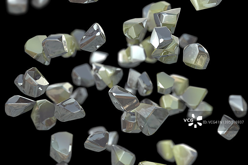 纳米钻石插图图片素材