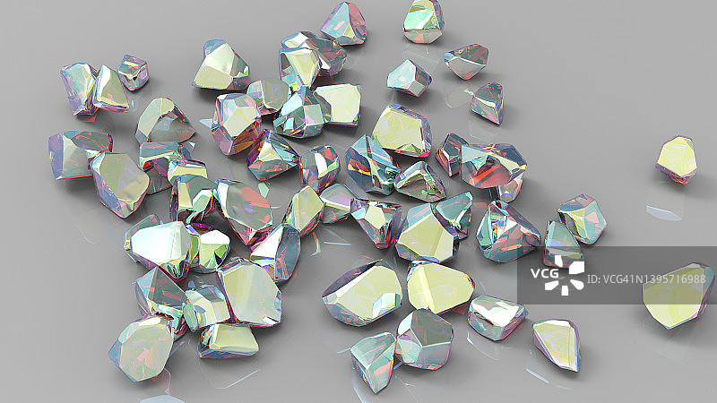 纳米钻石插图图片素材