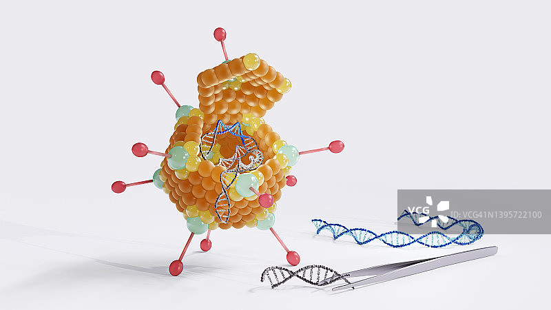 转基因腺病毒，图示图片素材