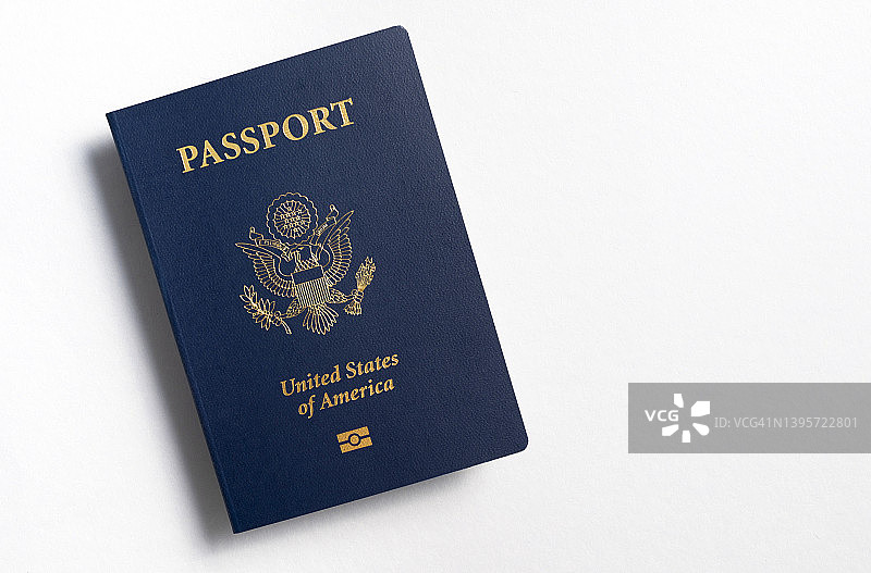 美国护照的影棚照片图片素材