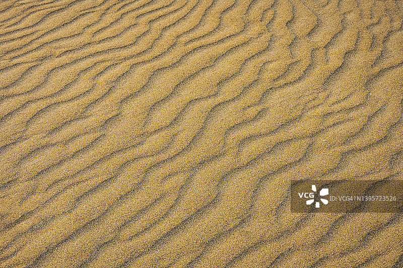 波纹沙的特写图片素材