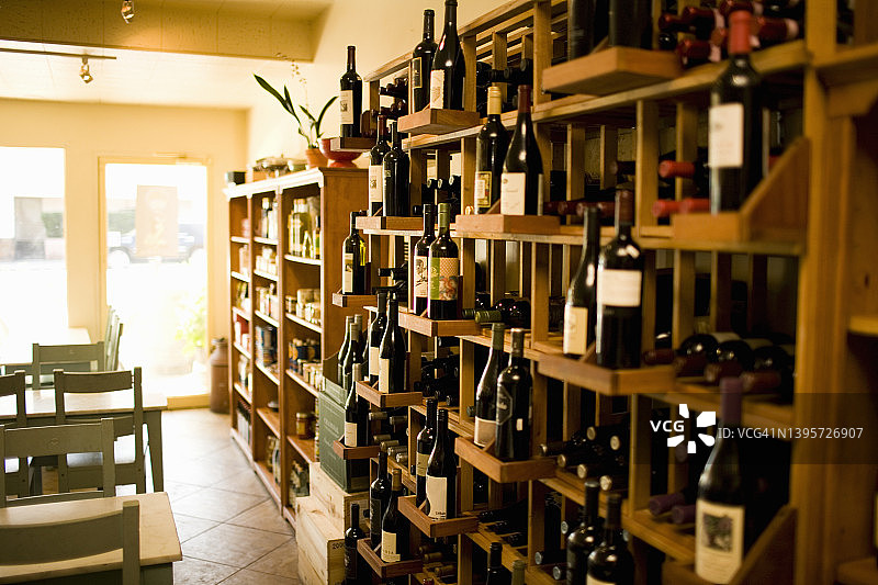 葡萄酒商店内部图片素材