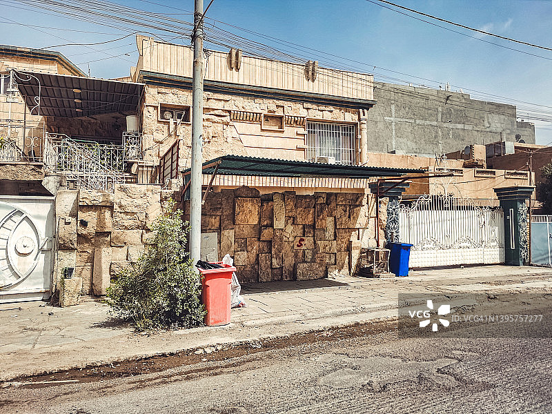 巴格达街道和商店的移动设备照片图片素材