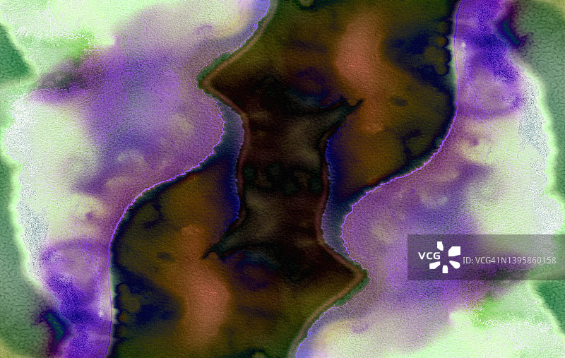 抽象背景，白色纸上的酒精墨水水洗纹理图片素材