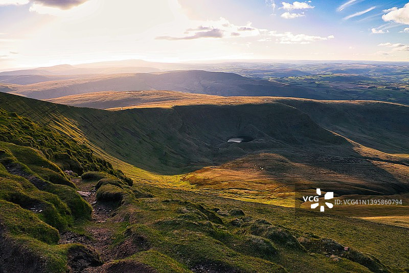 威尔士的峰顶图片素材