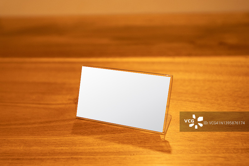 餐厅空白菜单框架标签样机图片素材