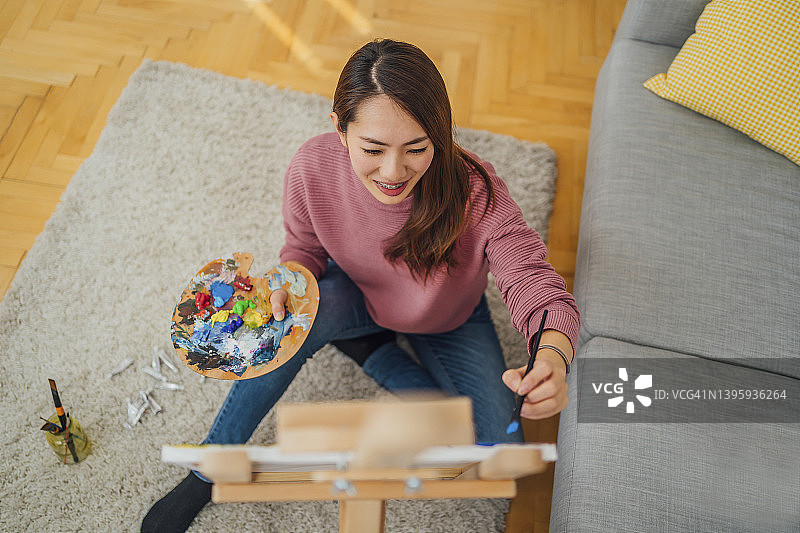 创意女艺术家图片素材