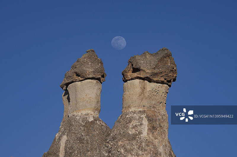 土耳其内夫谢希尔省卡帕多西亚地区的帕夏贝露天博物馆图片素材