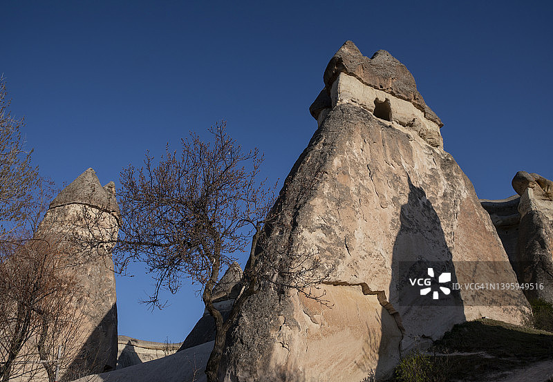 土耳其内夫谢希尔省卡帕多西亚地区的帕夏贝露天博物馆图片素材