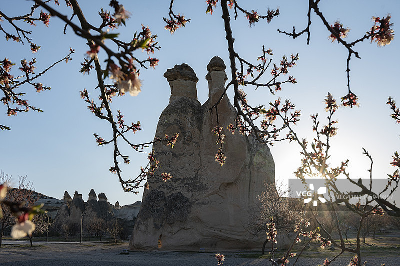 土耳其内夫谢希尔省卡帕多西亚地区的帕夏贝露天博物馆图片素材