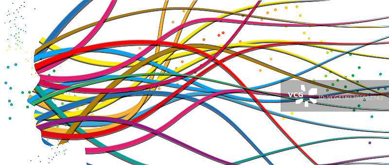 人工智能。网络技术背景。虚拟的概念图片素材