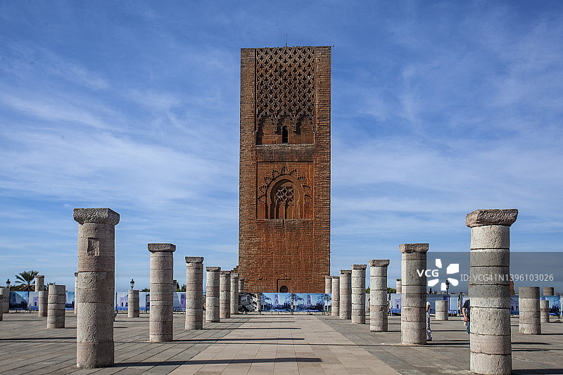 摩洛哥拉巴特哈桑塔图片素材