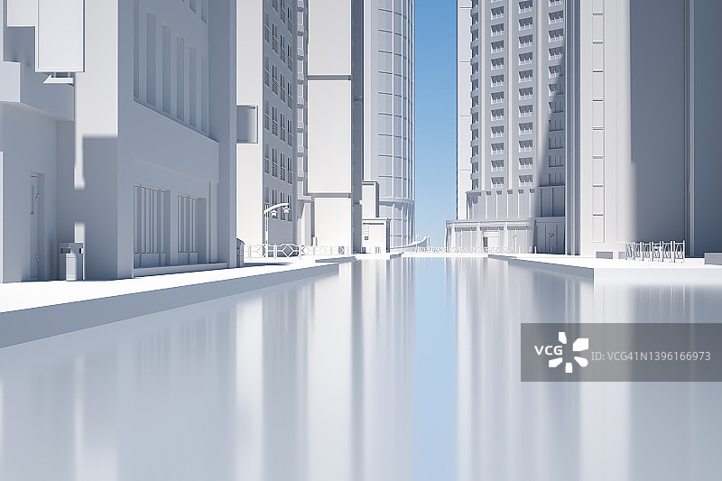 3D城市综合体图片素材