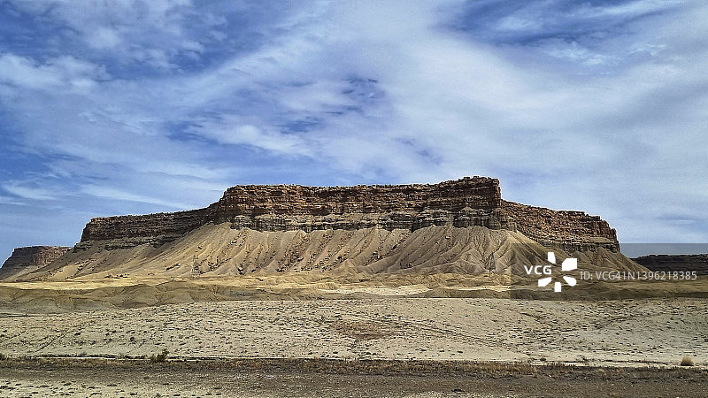 犹他州布拉夫，沿UT 162和圣胡安河的全景图片素材