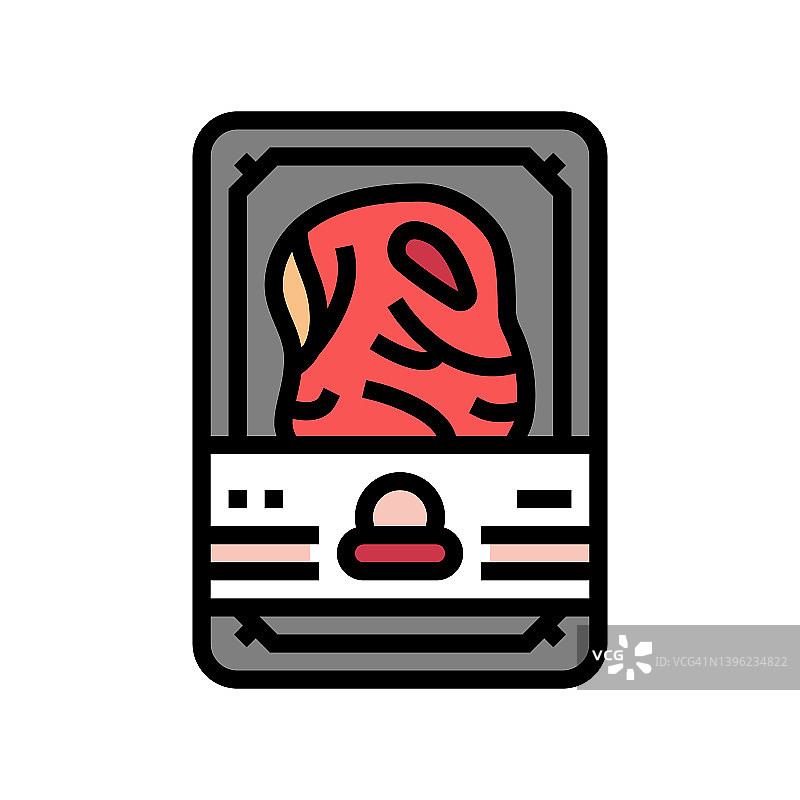 牛肉肉色图标矢量插图包装图片素材