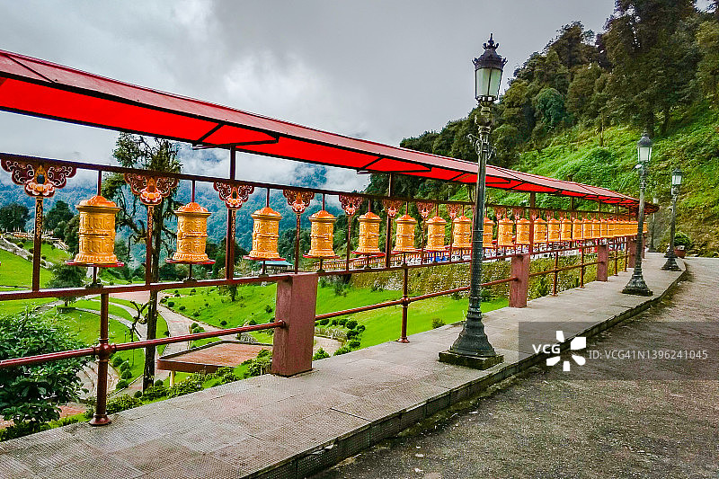 如来佛塔公园，锡金Ravangla入口图片素材