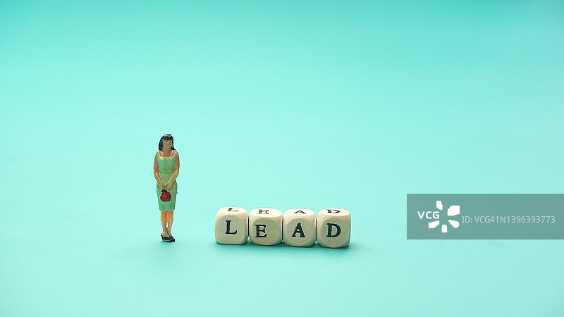 女企业家、女性领导力概念玩具照片图片素材