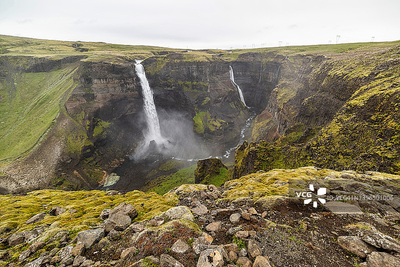 冰岛海于 Foss瀑布图片素材