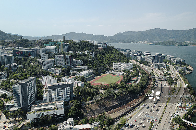 香港中文大学 tide cove 风景图片素材