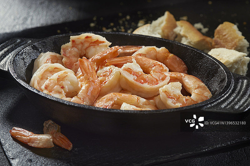 蒜香虾图片素材