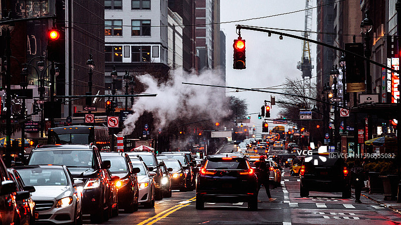 纽约曼哈顿街景图片素材