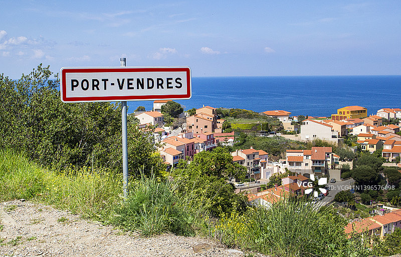 法国，滨海韦尔港标志图片素材
