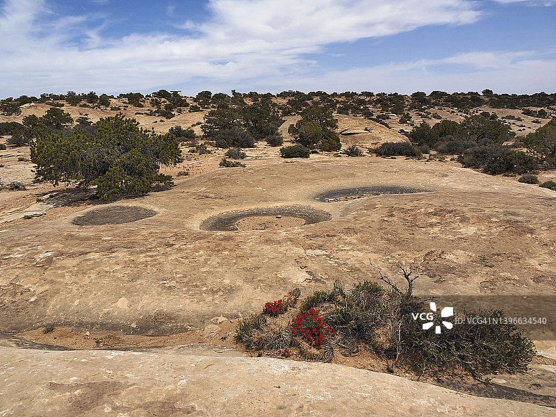 犹他州锡达梅萨的穆雷角（系列的一部分）图片素材