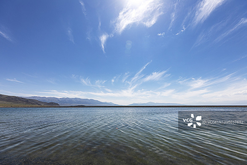 美丽的湖边风光图片素材