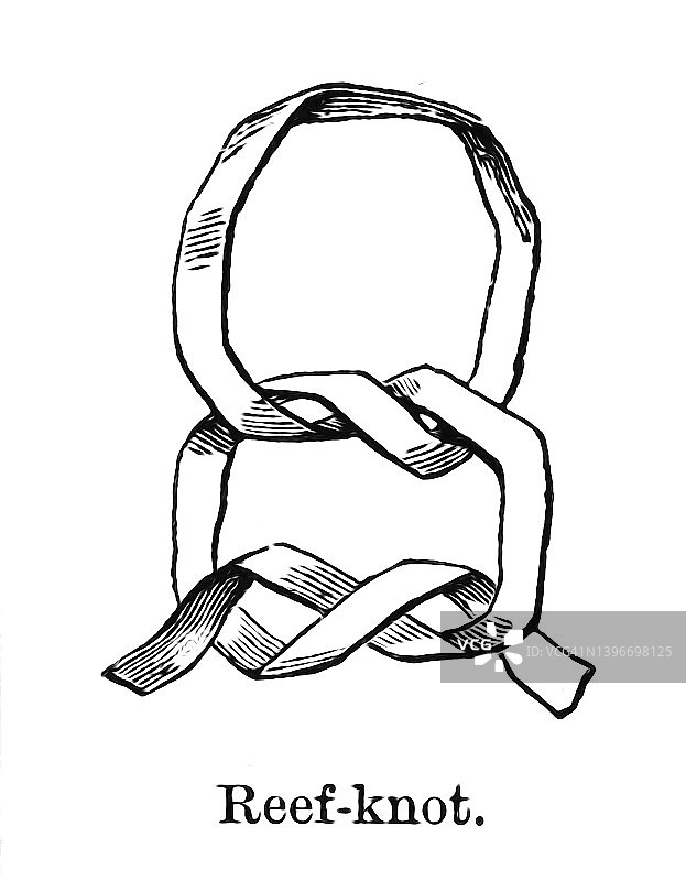 珊瑚结的古老雕刻插图图片素材