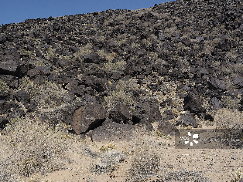 新墨西哥州阿尔伯克基岩画国家纪念碑图片素材