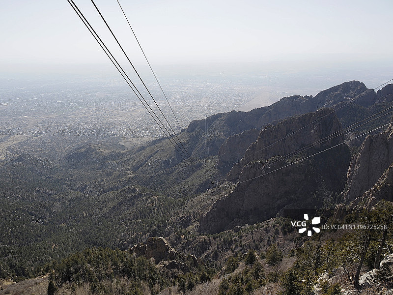 阿尔伯克基桑迪亚峰景观，新墨西哥州图片素材