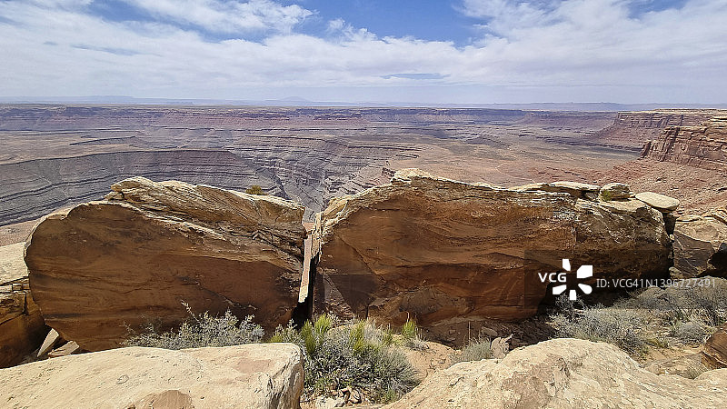 犹他州雪松 Mesa 穆雷角的景色（系列的一部分）图片素材