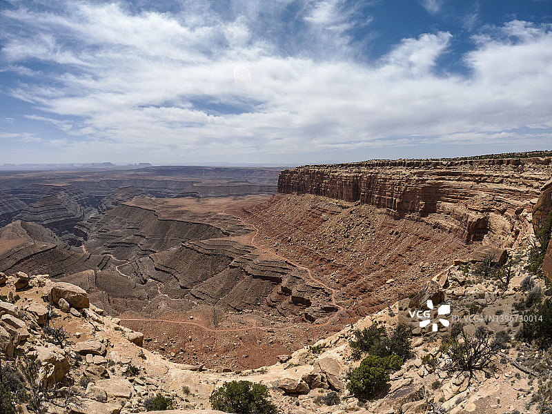 犹他州雪松 Mesa 穆雷角的景色（系列的一部分）图片素材