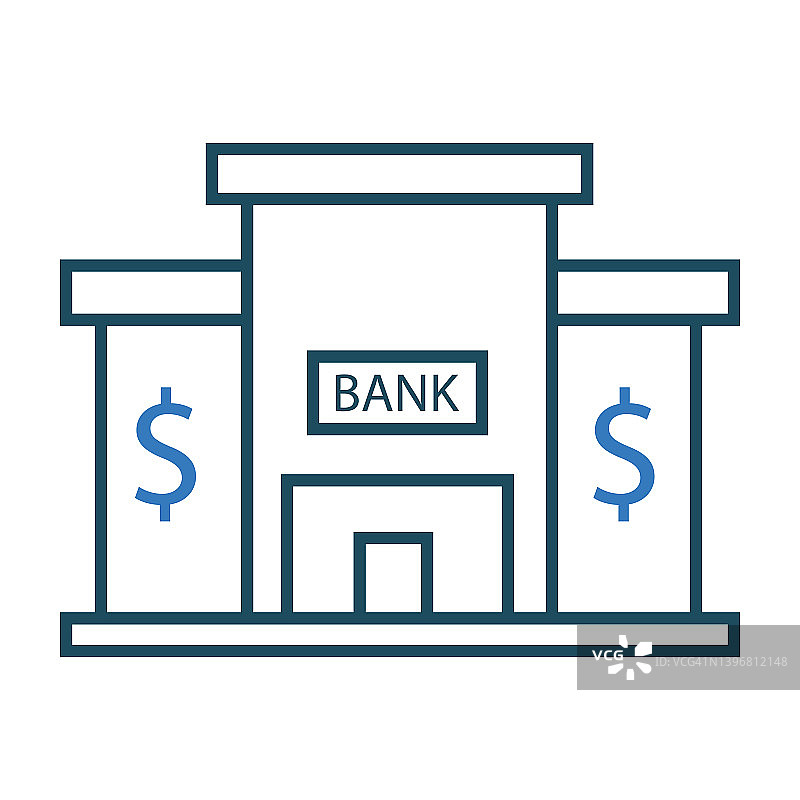 银行、银行大楼、中央银行图标图片素材
