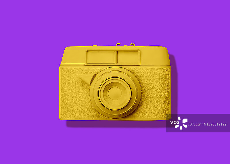 黄色模拟相机图片素材