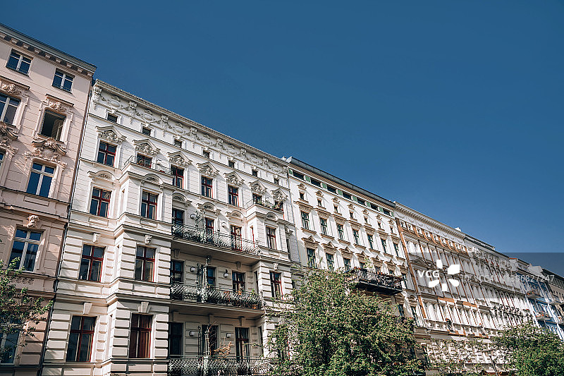 德国柏林普伦茨劳贝格的公寓楼图片素材