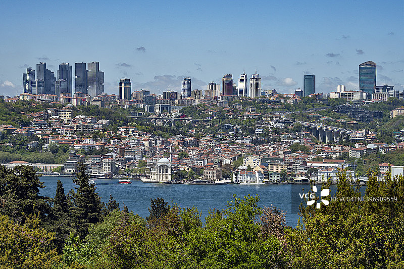 土耳其伊斯坦布尔天际线图片素材