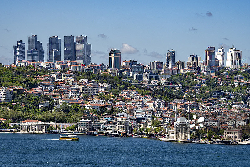 土耳其伊斯坦布尔天际线图片素材
