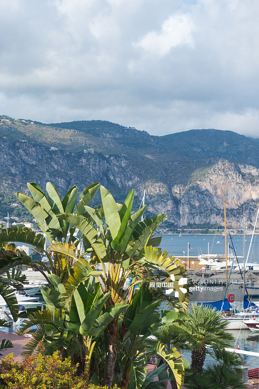 蔚蓝海岸度假区游艇和船只停泊处图片素材