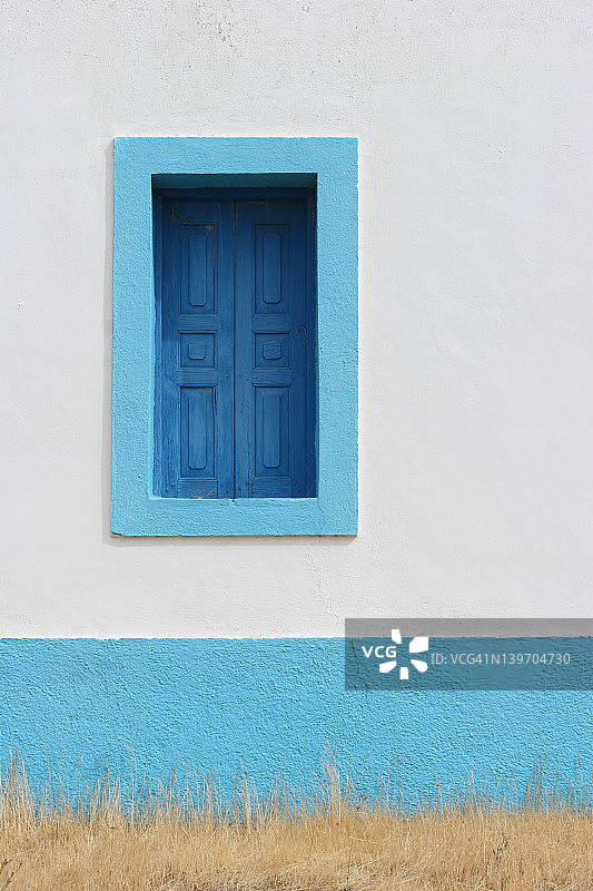 蓝色窗户图片素材