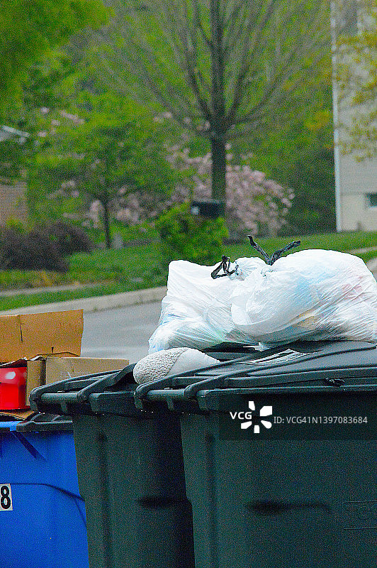 垃圾和回收容器图片素材