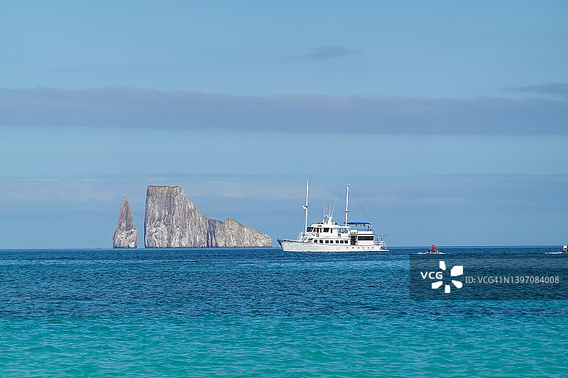 厄瓜多尔加拉帕戈斯的睡狮岩图片素材