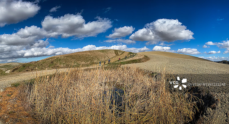 拉亚蒂科景观：意大利托斯卡纳比萨省图片素材