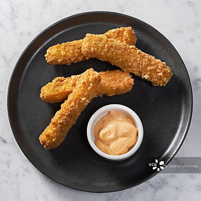 炸马苏里拉奶酪条图片素材