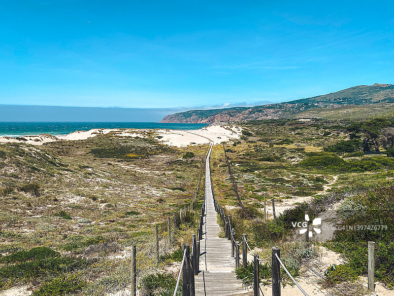 卡斯凯什金乔海滩风光图片素材