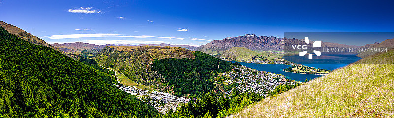 皇后镇，新西兰，春日图片素材