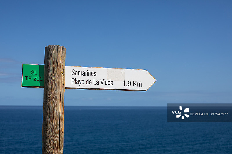 特内里费岛海岸步道图片素材