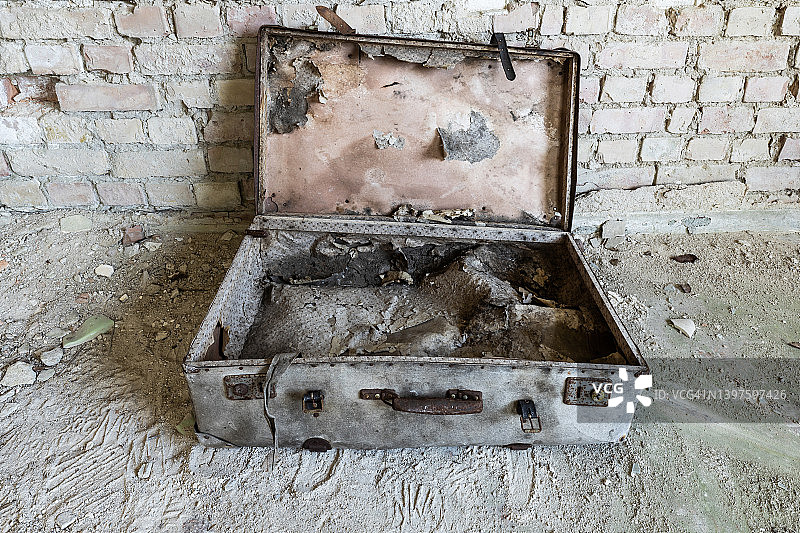 旧空行李箱图片素材