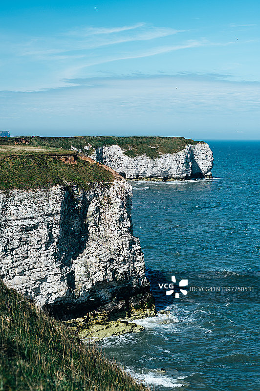 约克郡海岸弗兰伯勒图片素材