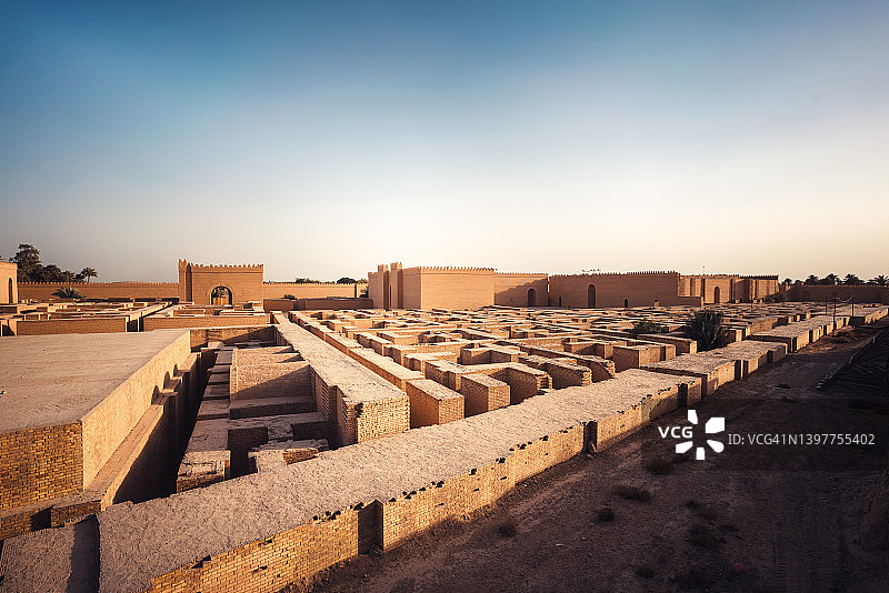 伊拉克古巴比伦城遗址图片素材